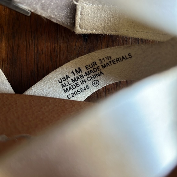 Nina Girls Silver Sandals Size 1 - Picture 6 of 6